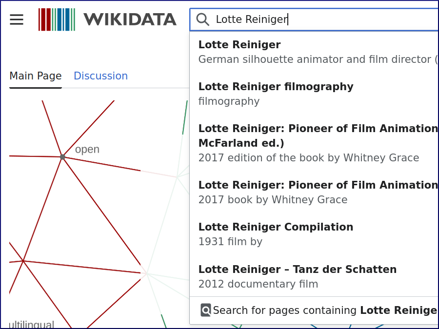 Dokumentation in Wikidata Wikidata dient inzwischen als Dreh- und Angelpunkt für den Austausch von Metadaten im Kulturerbebereich. Welche unserer Projektdaten dort erfasst sind, können Sie hier nachlesen.